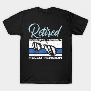 Retired Tension  Pension  Police T-Shirt